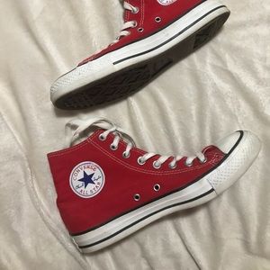 Barely Worn Red Converse